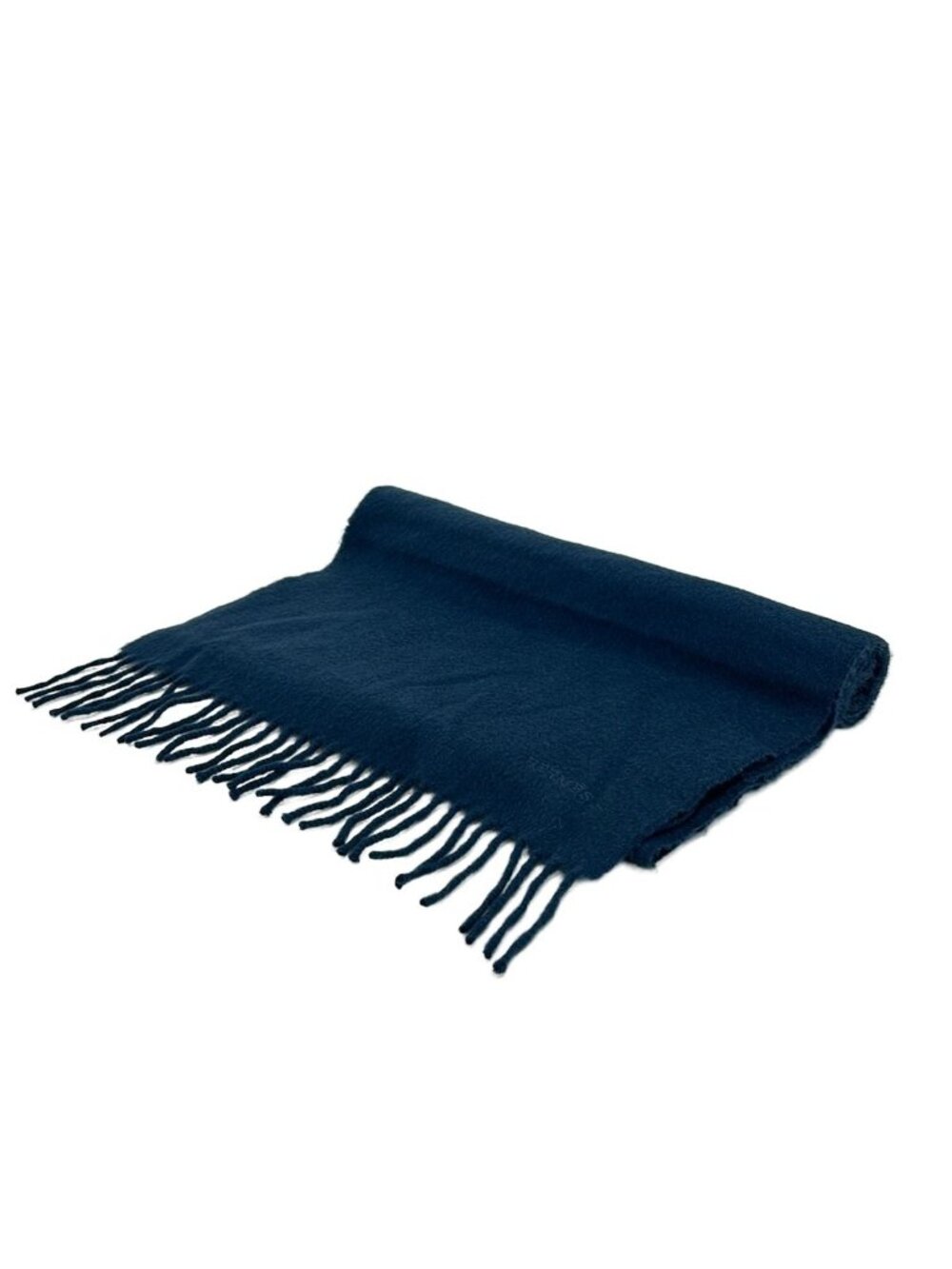 Hermes Scarf Navy Cashmere